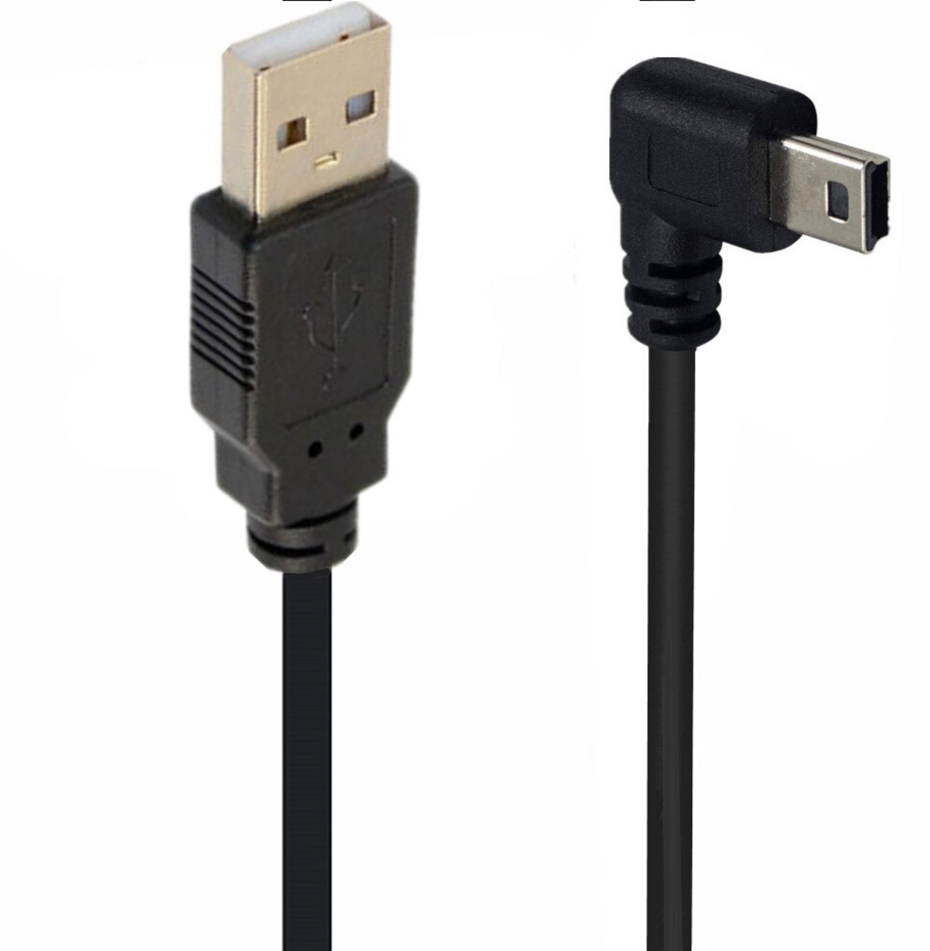 USB 2.0 Type A to Mini B Data Sync & Charging Cable 0.25m