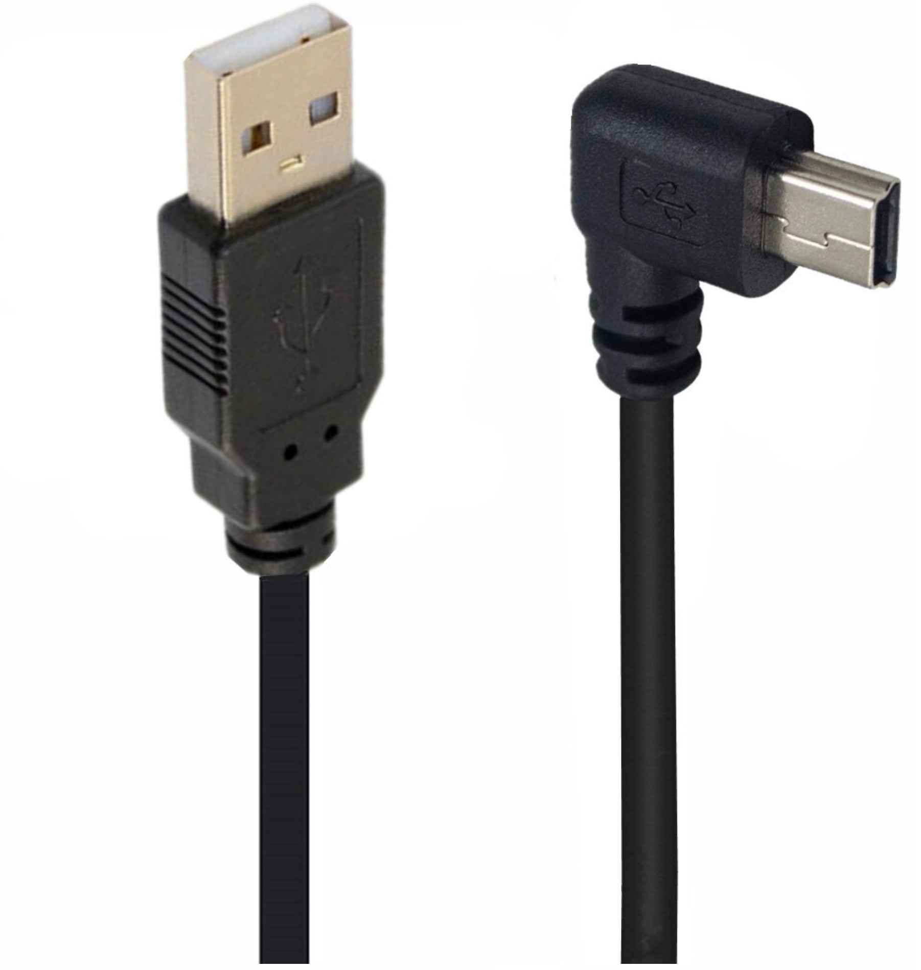 USB 2.0 Type A to Mini B Data Sync & Charging Cable 0.25m