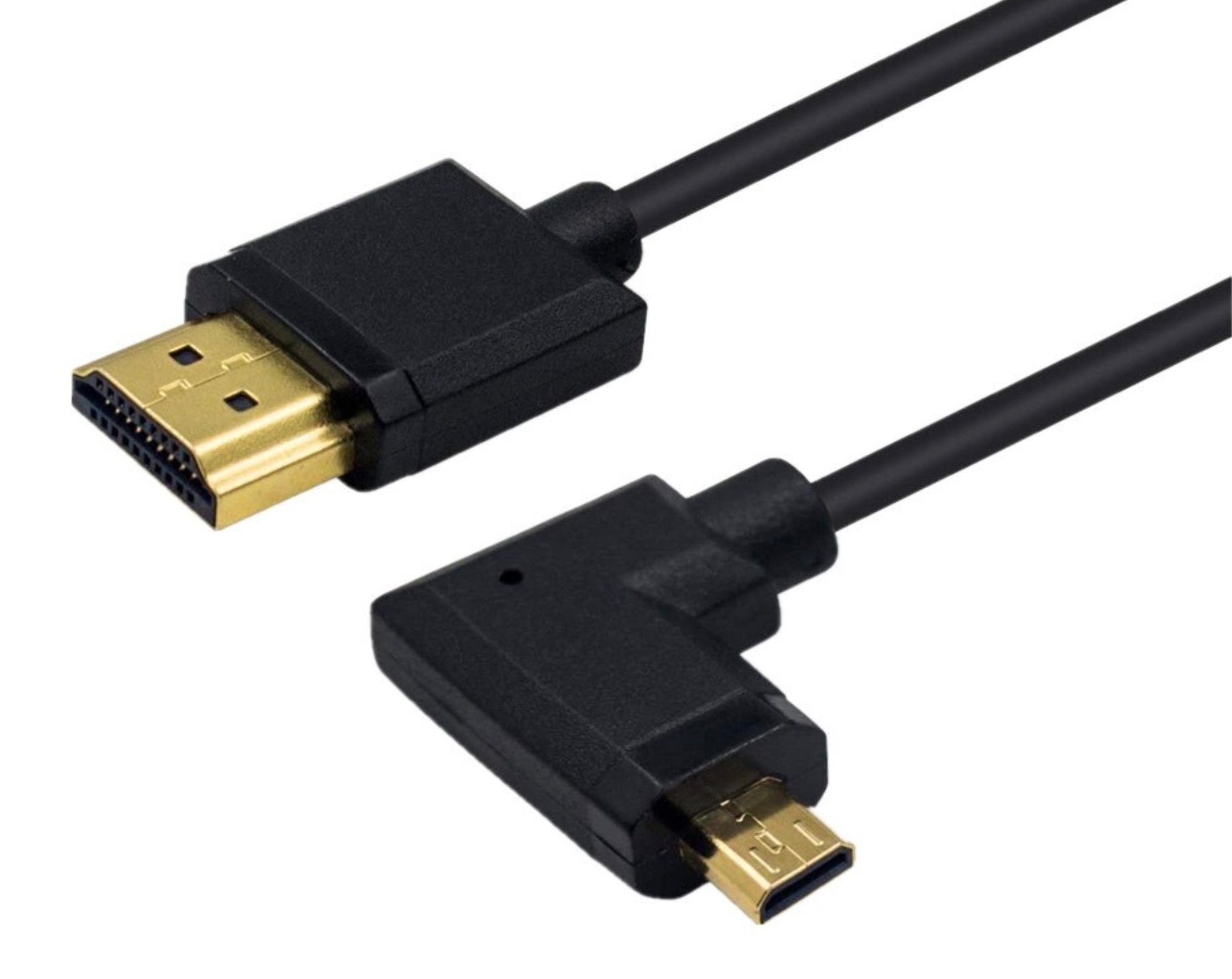Ultra thin micro-HDMI to HDMI 4K cable