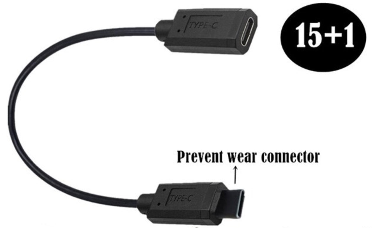 USB C anti-scratch connector close up view