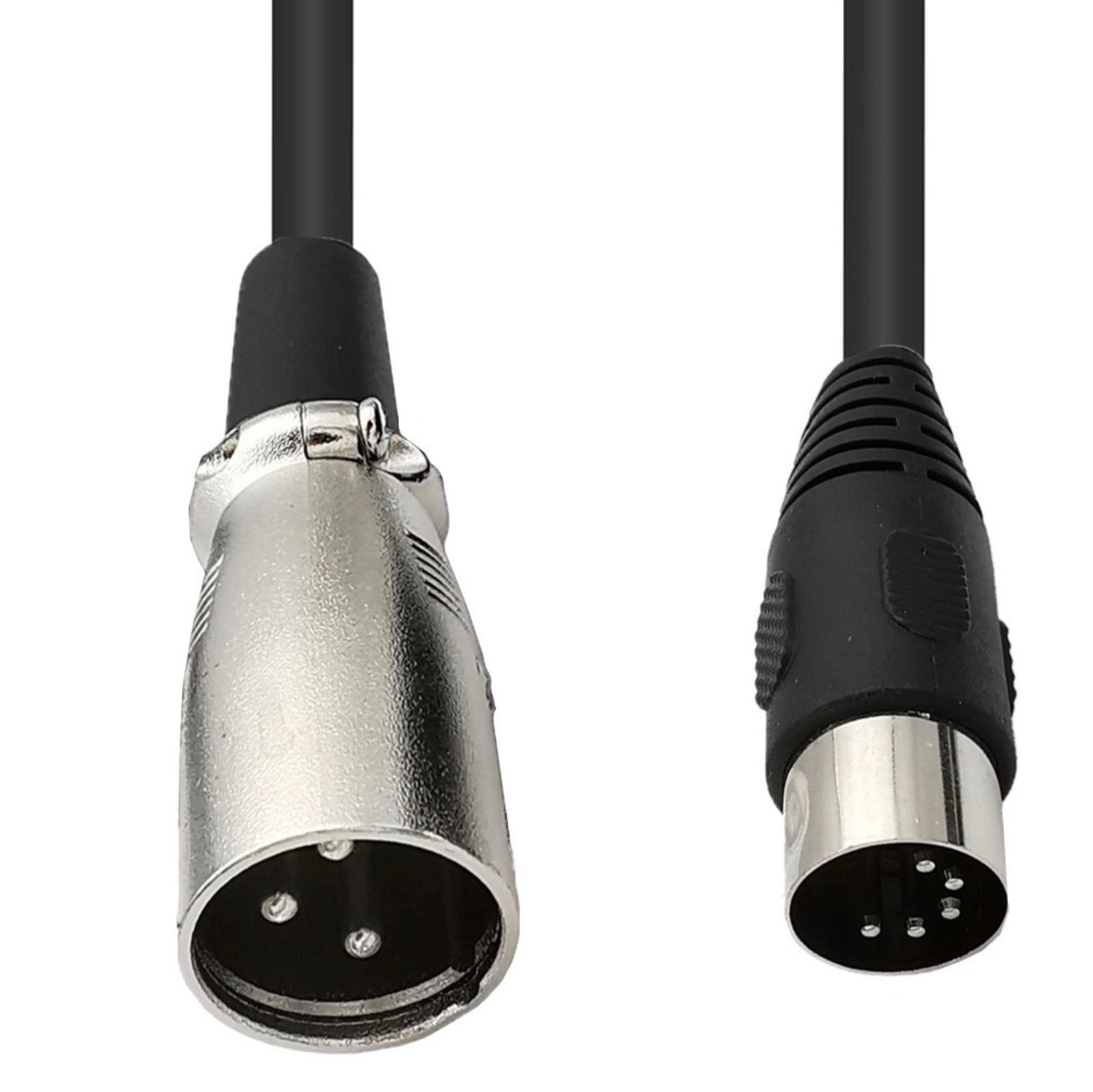 Locking XLR MIDI adapter cable