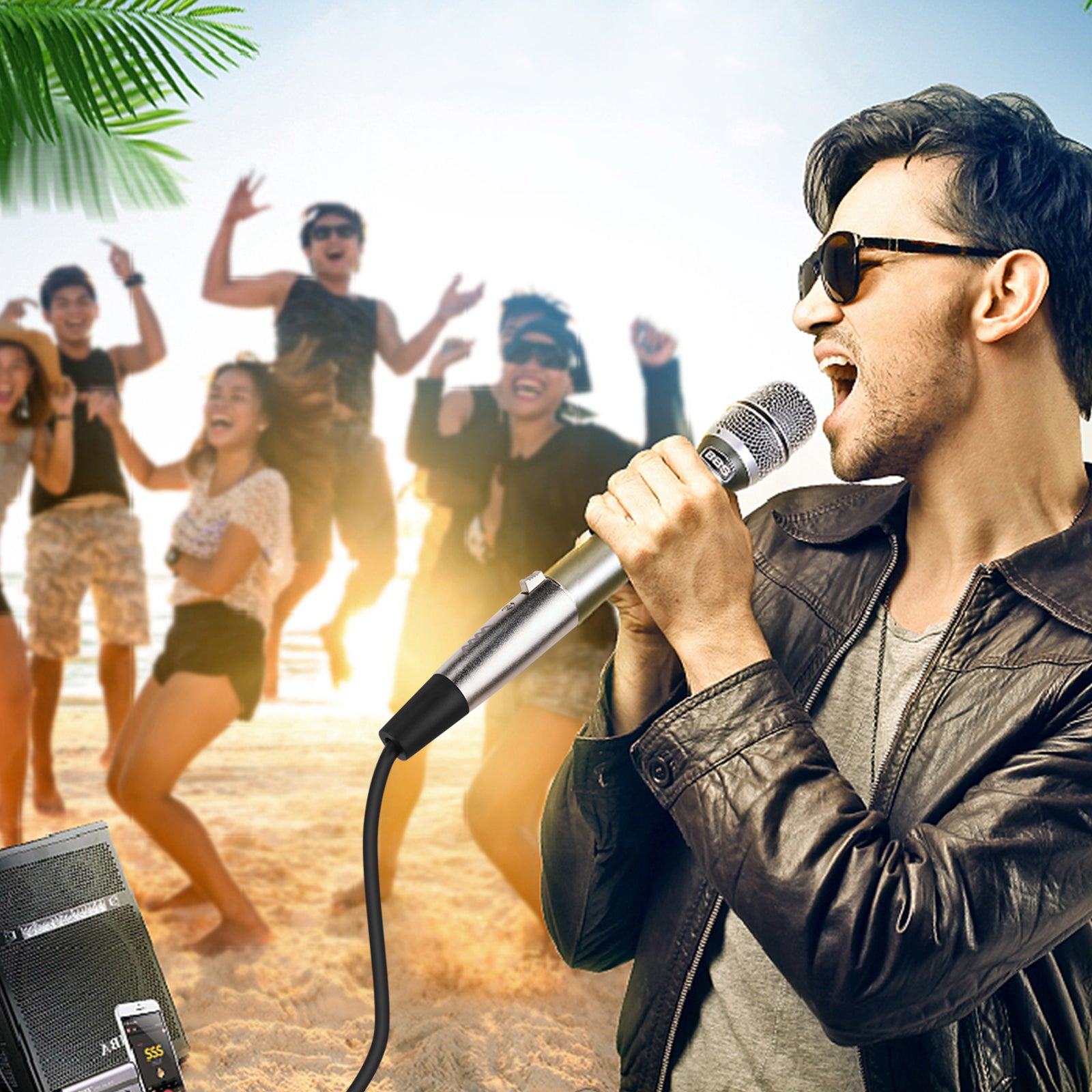 XLR female 3 pin to dual RCA male Y-splitter cable 1.8m