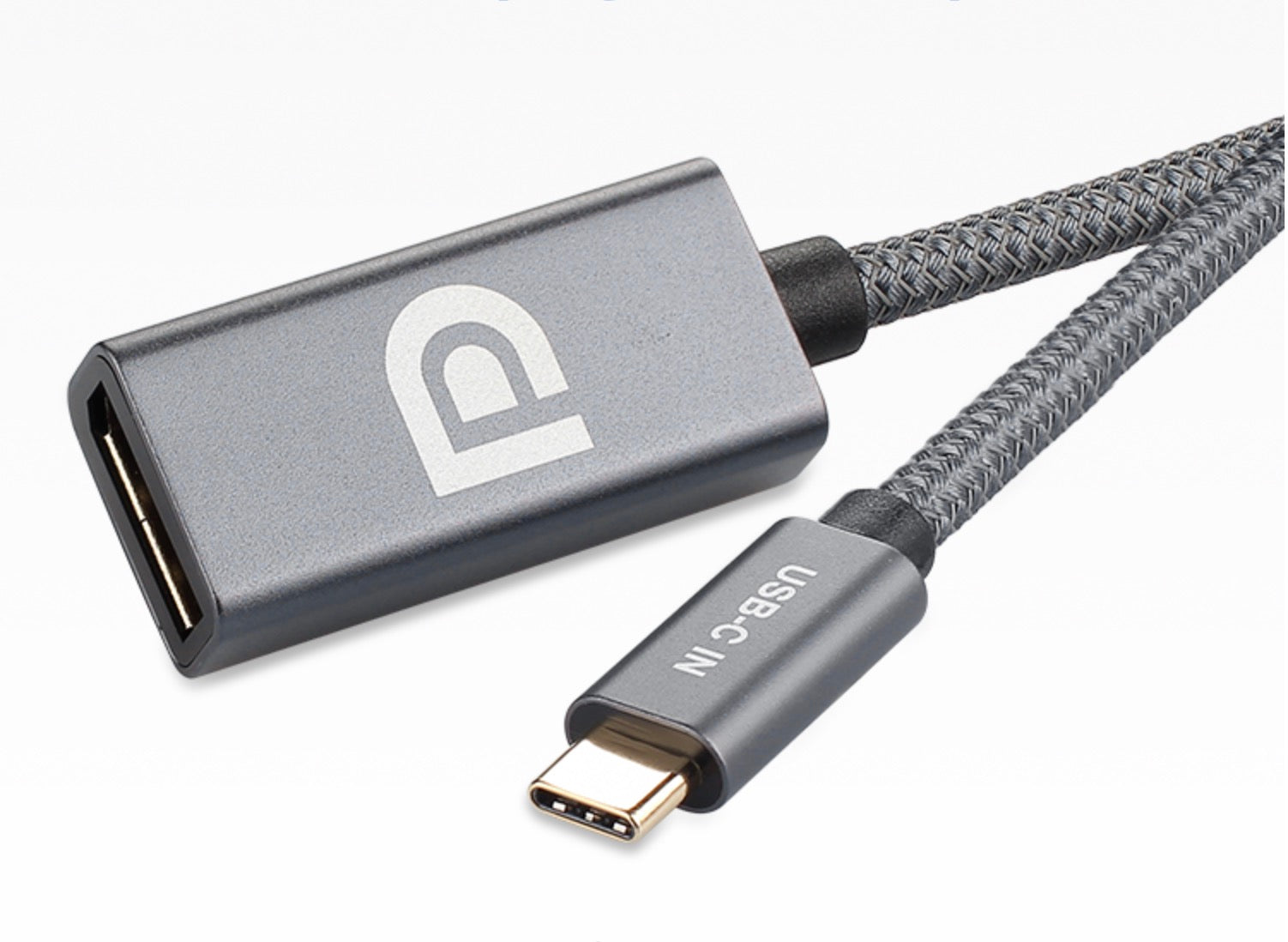 USB-C to DisplayPort Female Converter 4K 60Hz 0.2m