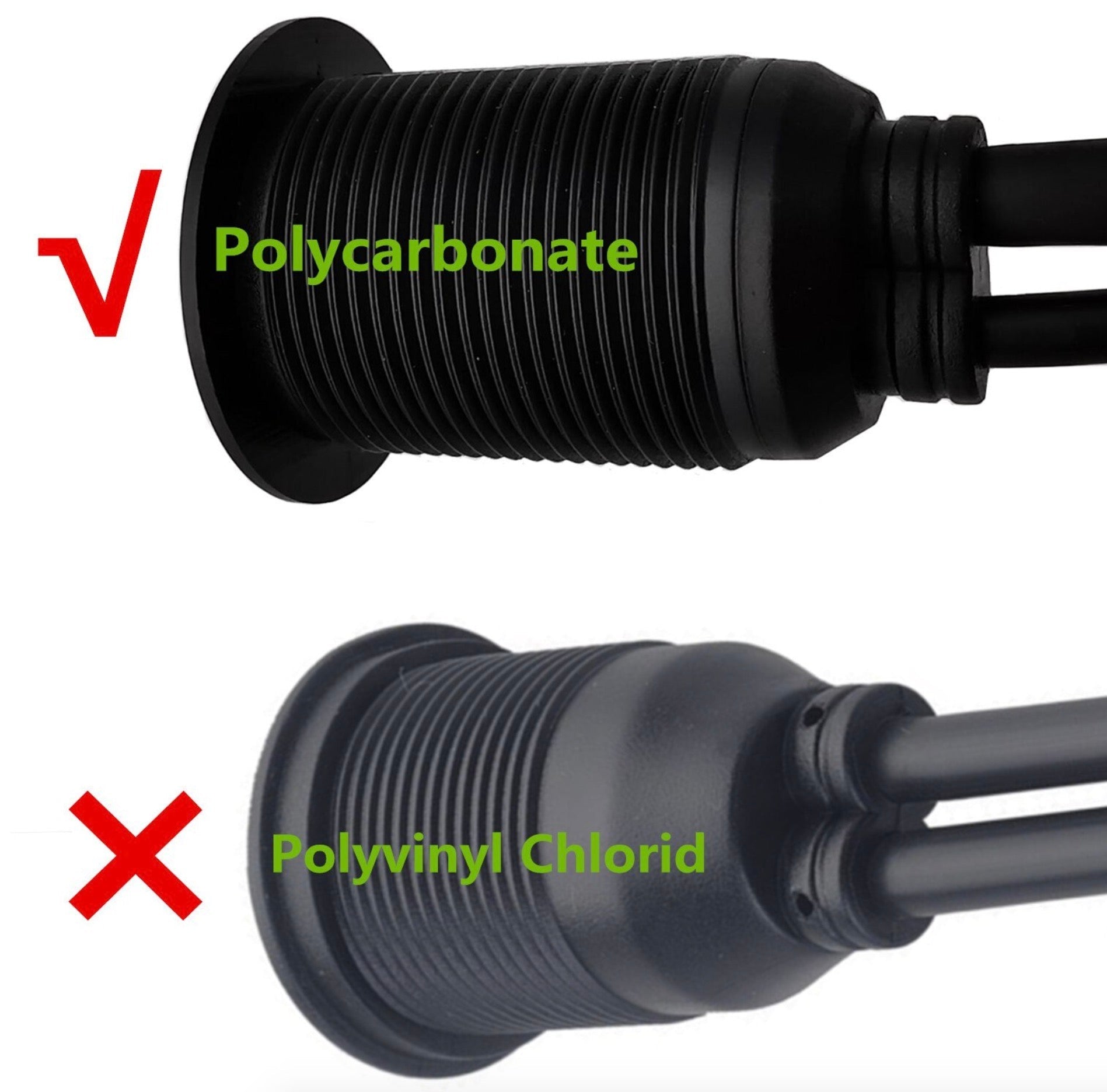 Dual USB 2.0 panel mount extension cable used in a car centre console