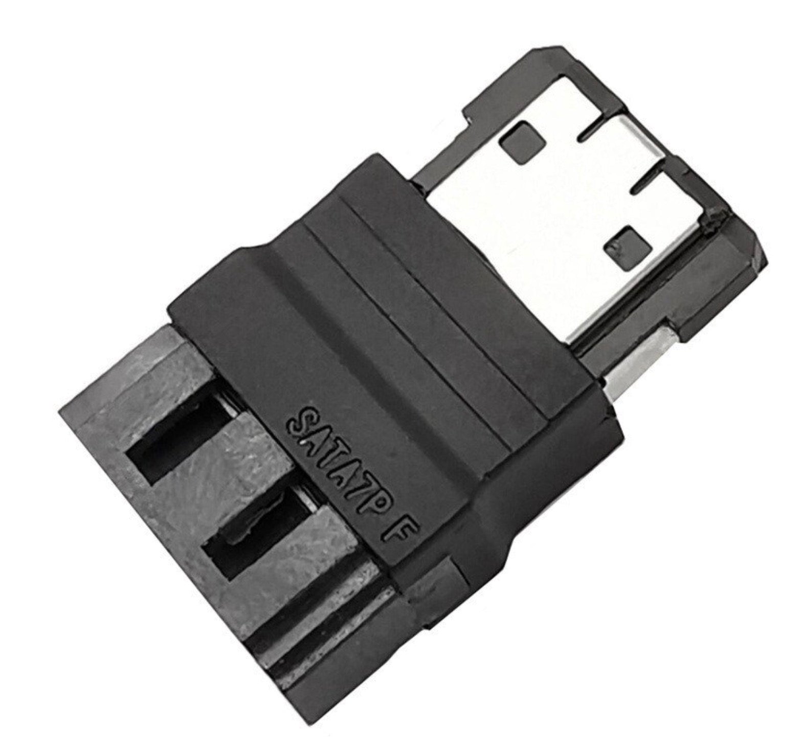 eSATA female to SATA male data adapter