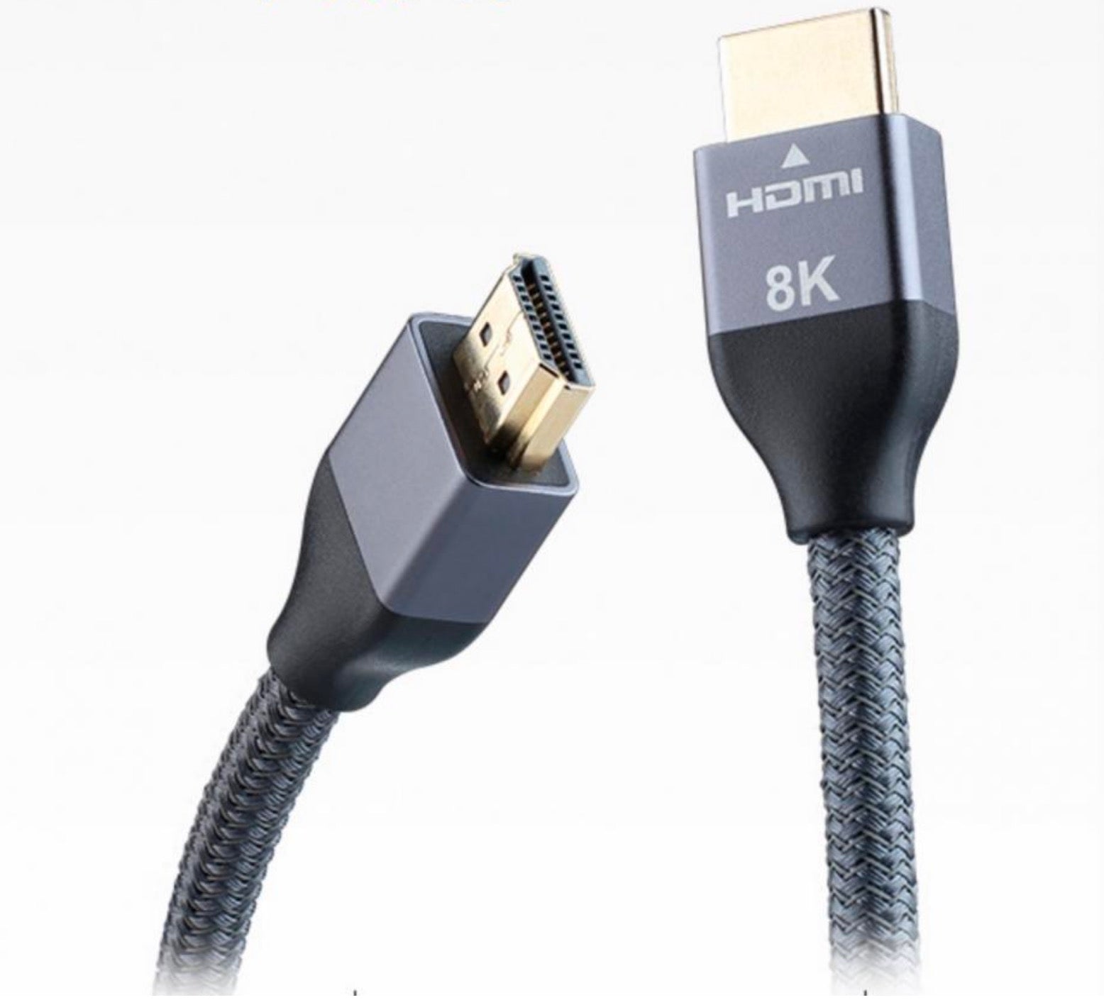 8K HDMI 2.1 Certified Male to HDMI Male Braided Audio Video Cable