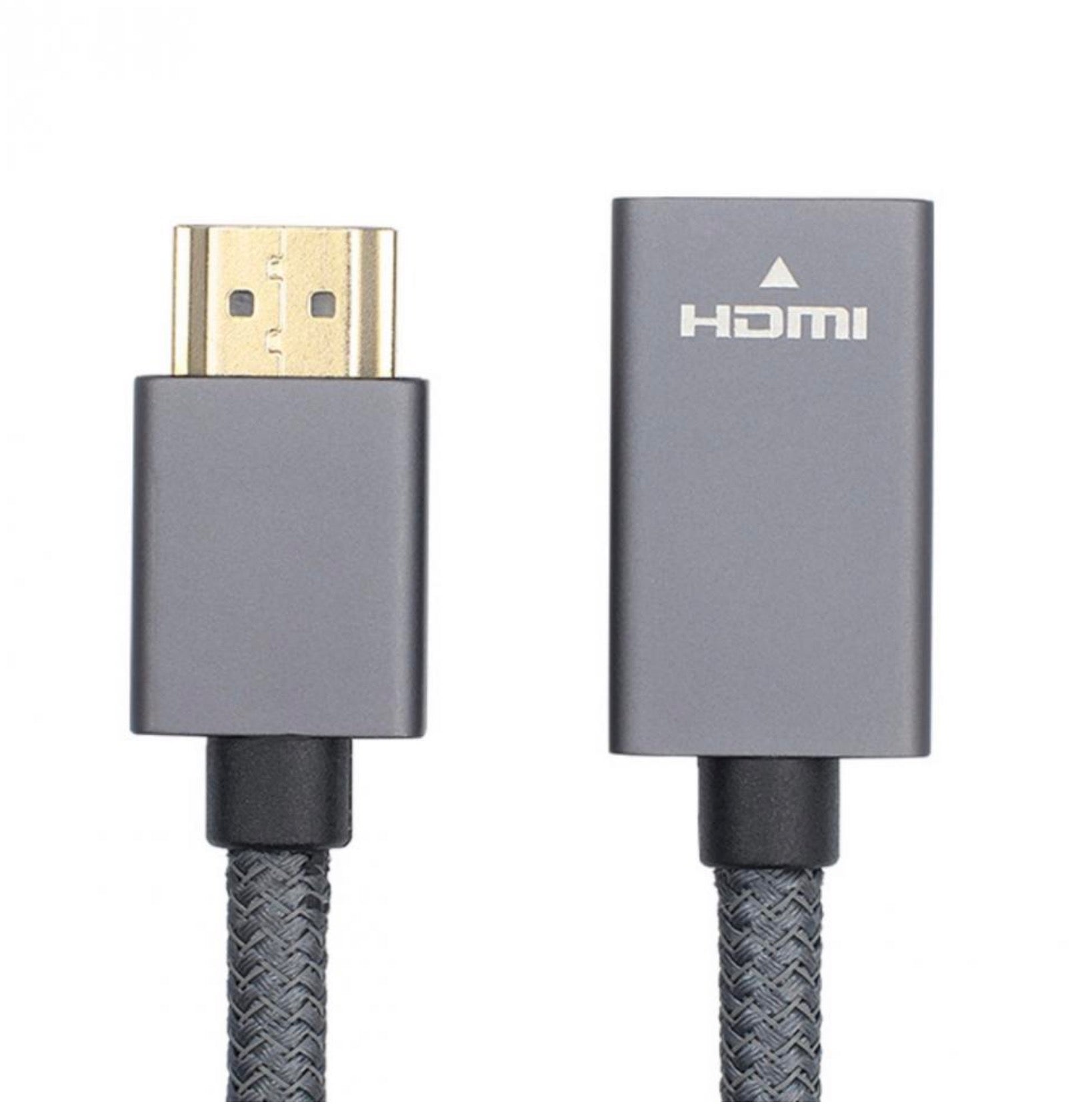 HDMI Male to HDMI Female 4K Audio Video Braided Cable 1.2m