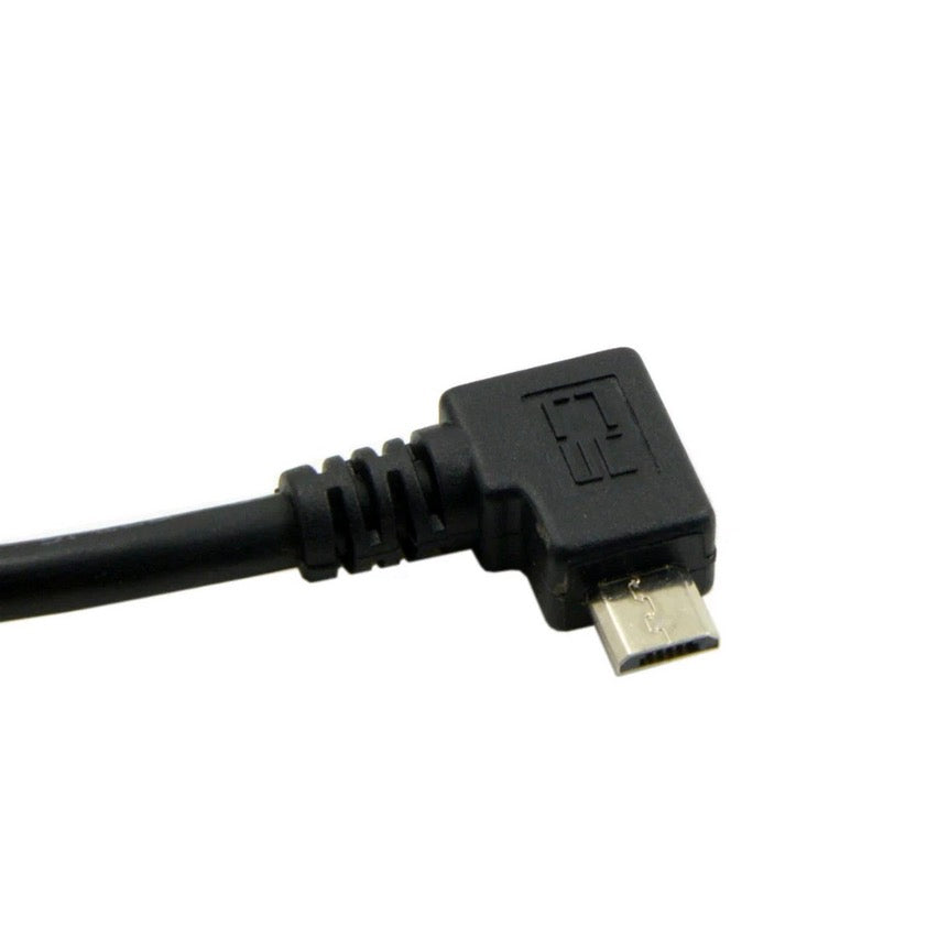 Extra-long 3 metre Micro USB charging and data cable with durable black cable construction