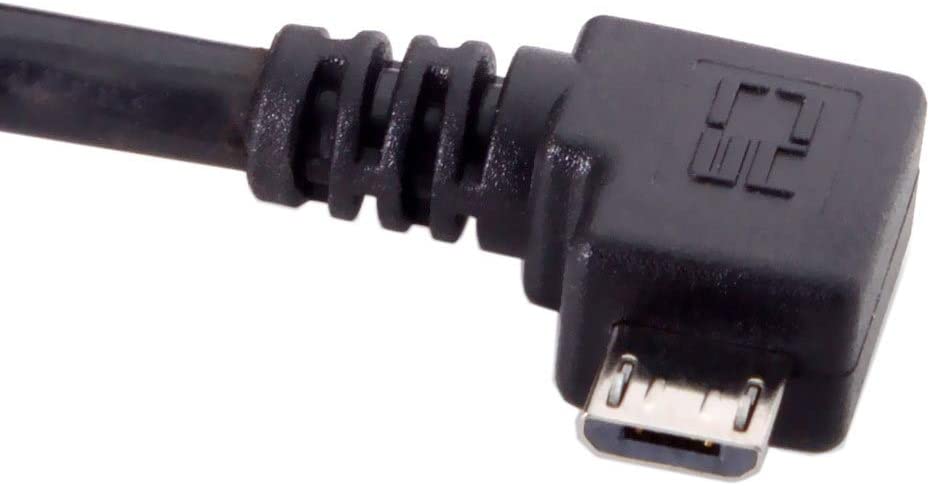 Left Angle Micro USB 5 Pin cable designed for charging and reliable USB 2.0 data synchronisation