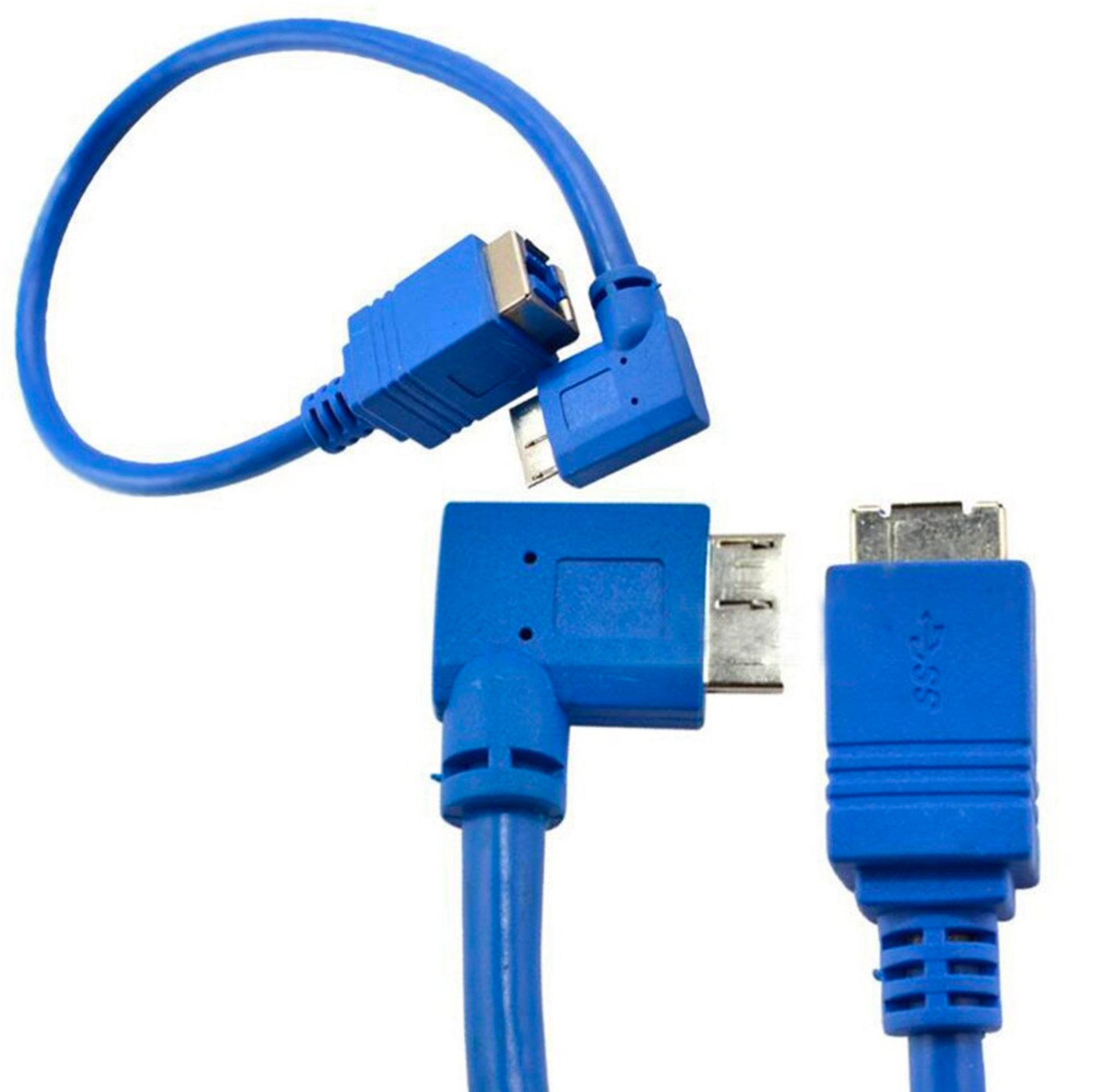 USB 3.0 Type B Female to Micro B Male 10pin Cable 0.3m