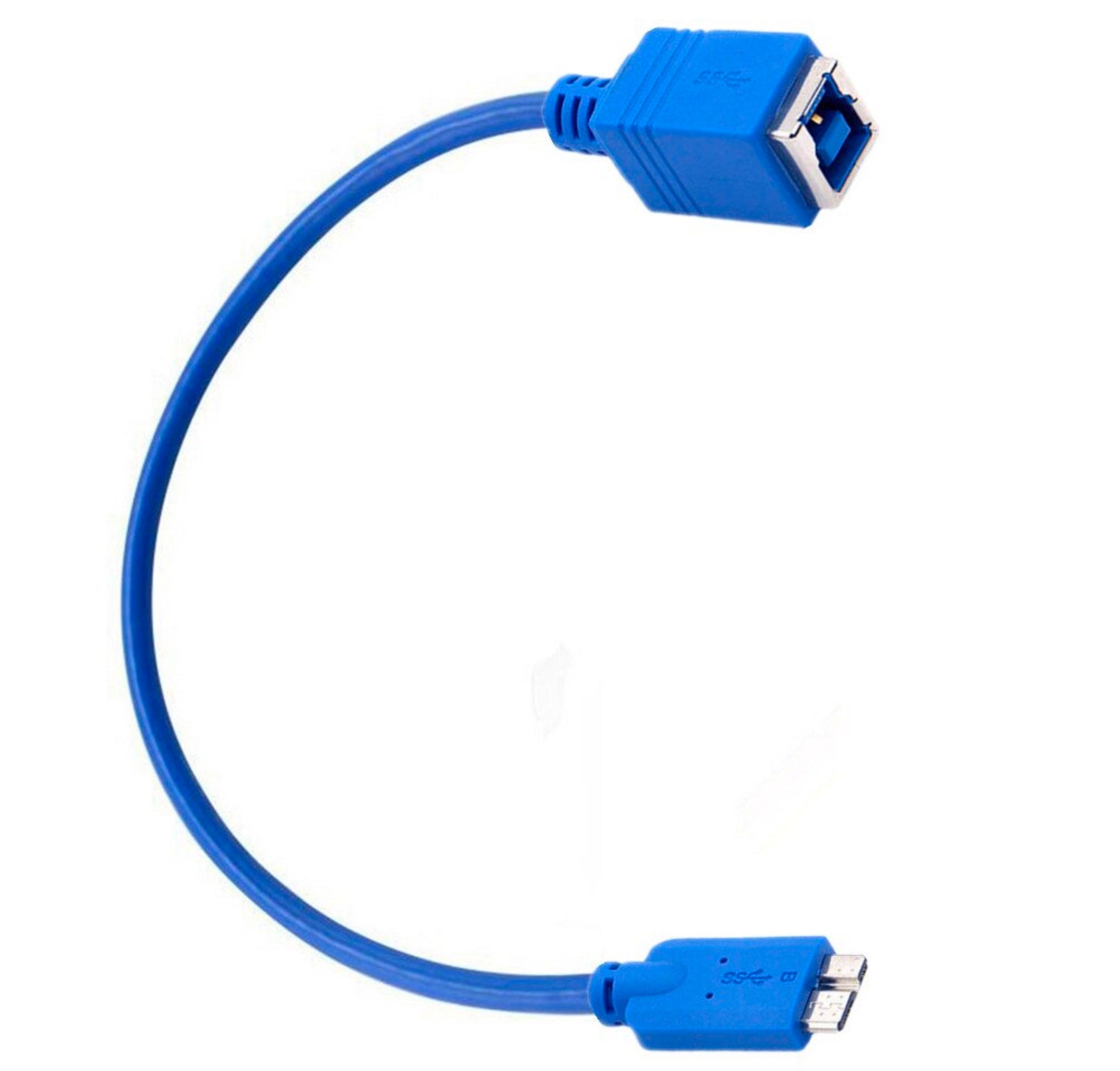 USB 3.0 Type B Female to Micro B Male 10pin Cable 0.3m