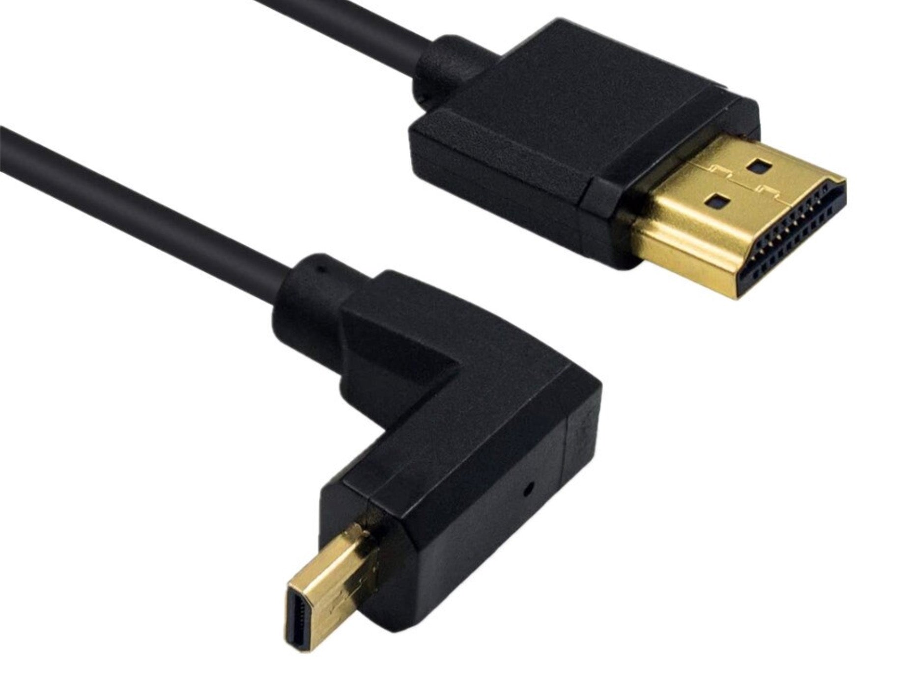 HDMI 2.0 micro HDMI cable with gold connector