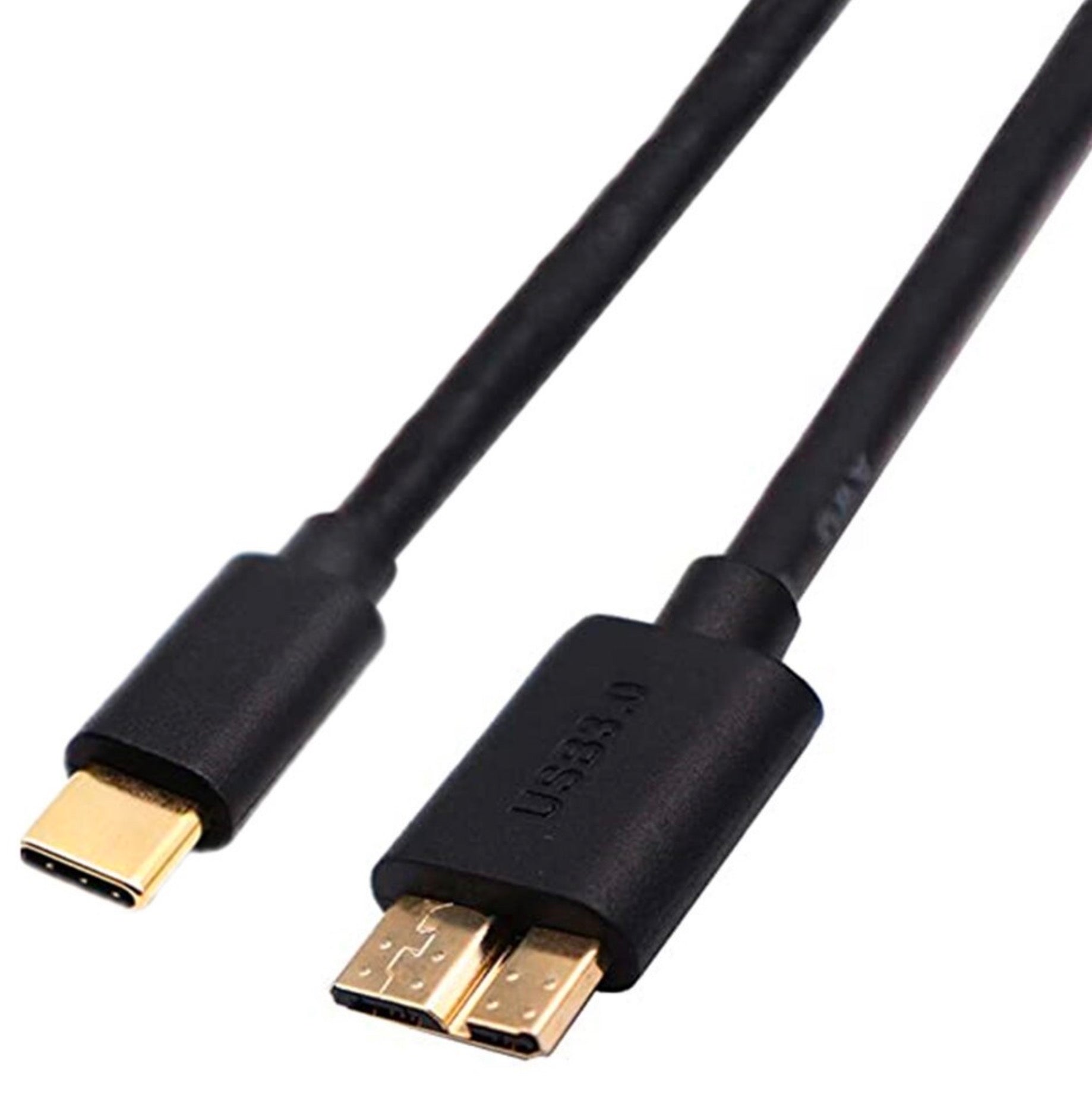 USB Type C Male to Micro-B Male Hard Drive Data Cable