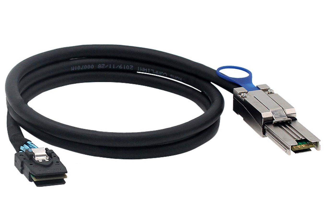 Mini SAS SFF-8088 to SFF-8087 SAS data cable for enterprise storage systems
