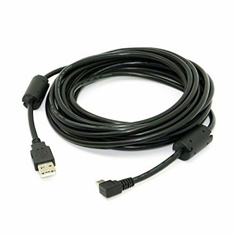 Extra-long 5 metre Mini USB 5 Pin charging and synchronisation cable with durable construction