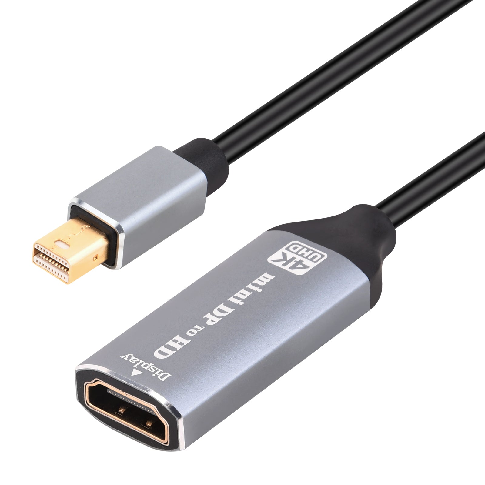 Mini DisplayPort Male to HDMI Female Cable 4k 60Hz 0.2m
