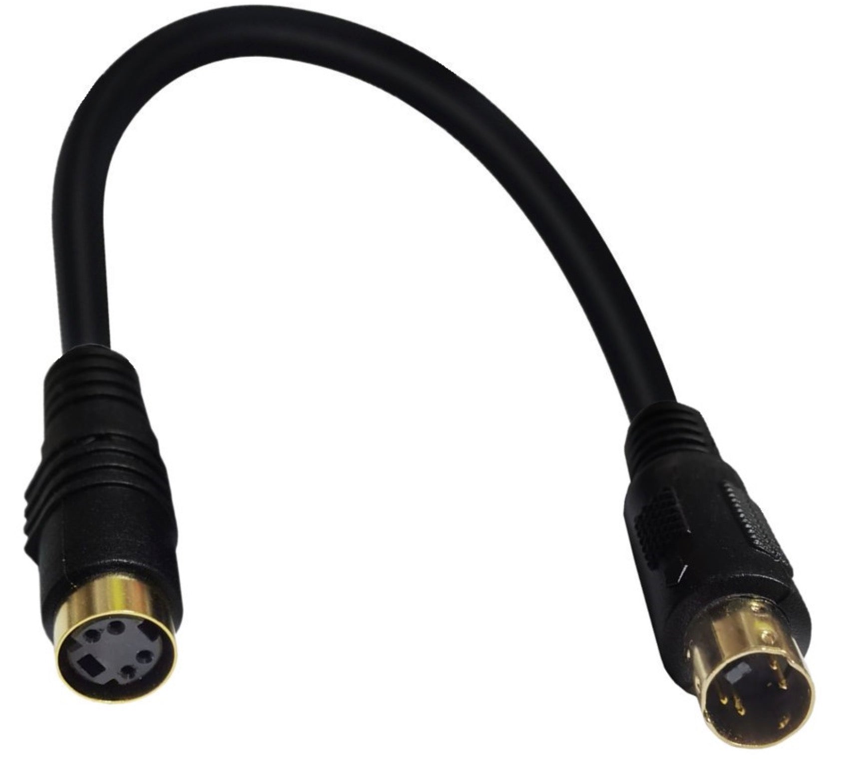 mini din s video cable male to female av extension lead