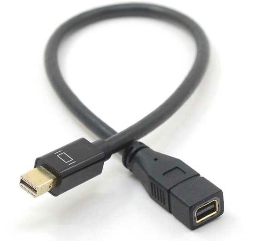 Mini DisplayPort 1.2 Male to Female Extension 4K Video Cable (0.3m)