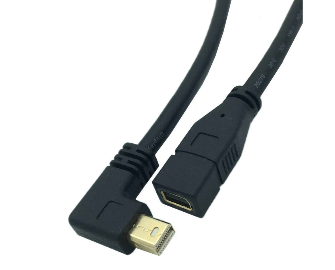 Mini DisplayPort 1.2 Male to Female Extension 4K Video Cable (0.3m)