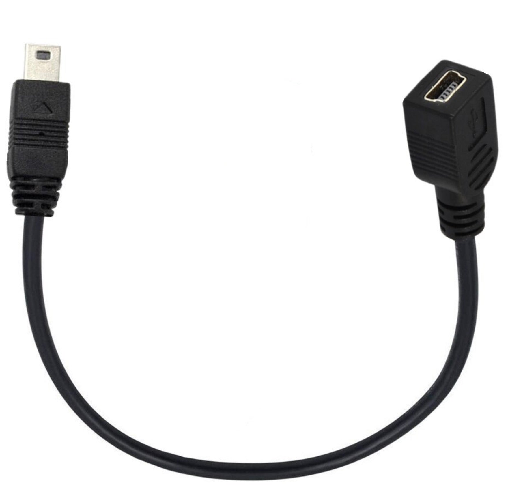 Mini USB 2.0 Type-B Male to Female Extension Cable 0.25m