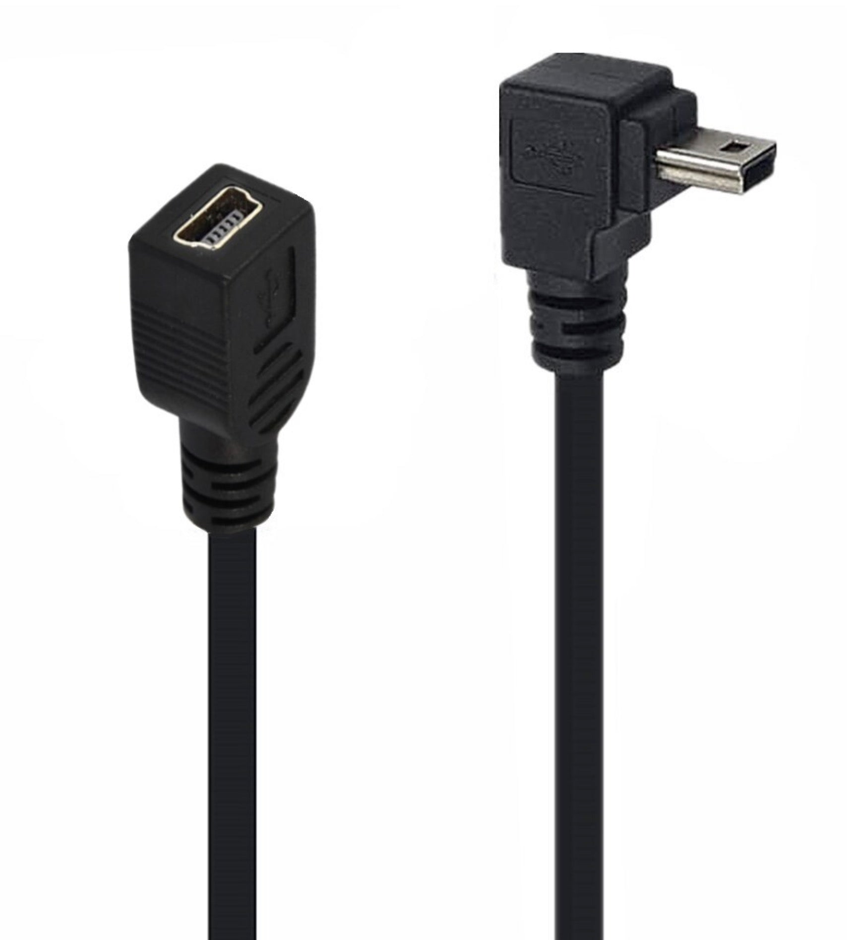 Mini USB 2.0 Type-B Male to Female Extension Cable 0.25m