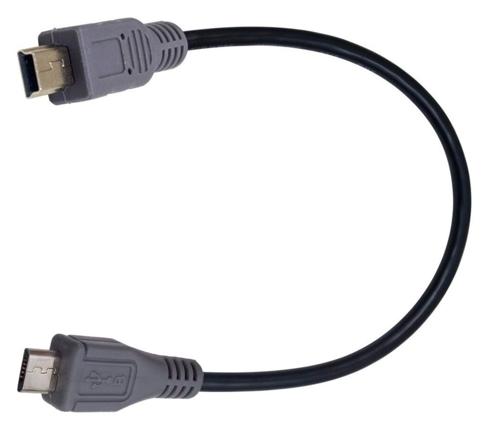 USB Micro 5Pin Male to Mini 5Pin Male OTG Data Cable