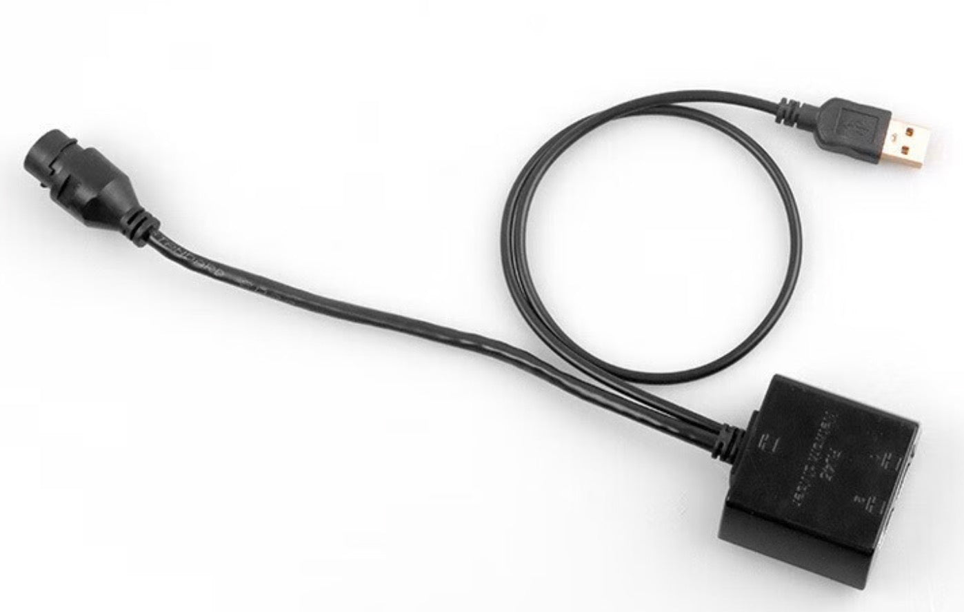 RJ45 network splitter with integrated USB power cable
