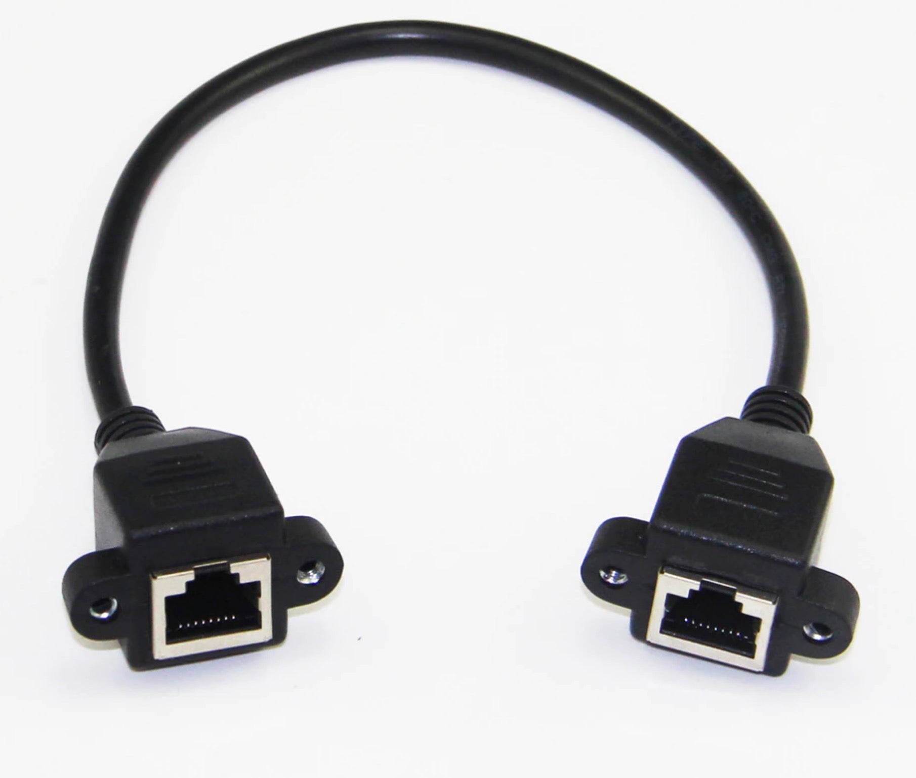 RJ45 Female to Female Ethernet Lan Network Extension Cable 0.3m