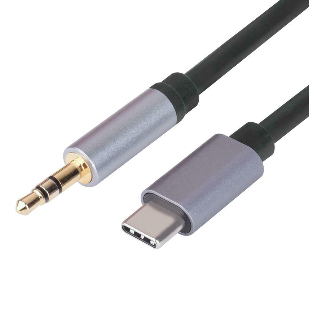 USB-C to 3.5mm Headphone Stereo Audio Aux Jack Cable 1m