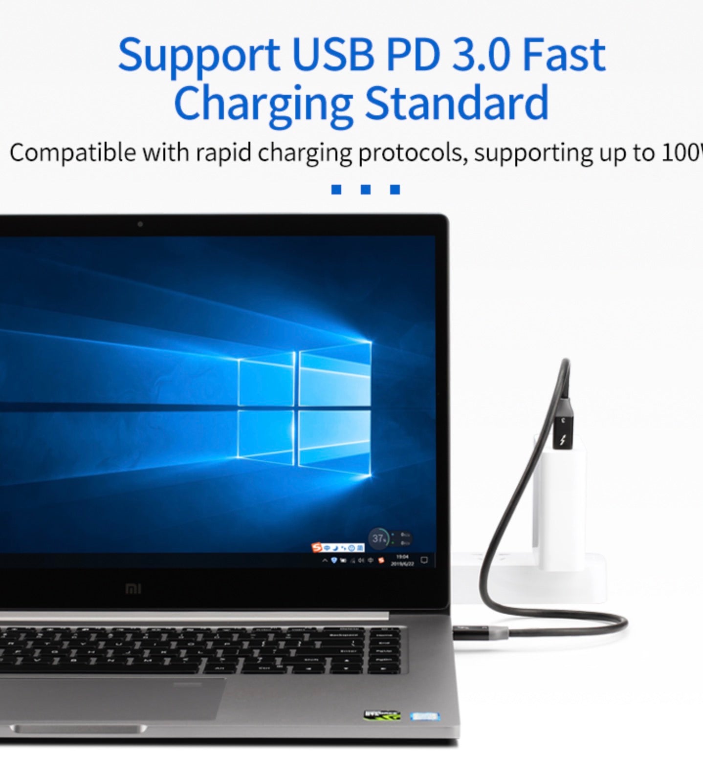 USB-C Thunderbolt 3 100W PD Cable 5K 60Hz 40Gbps