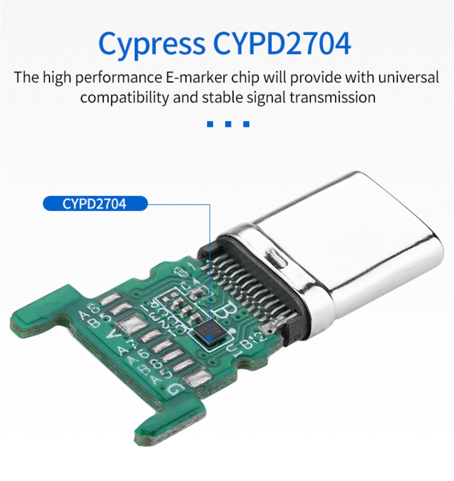 USB-C Thunderbolt 3 100W PD Cable 5K 60Hz 40Gbps