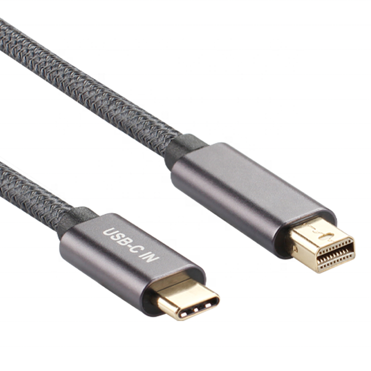 USB-C Type C to Mini DisplayPort DP 4K 60Hz HDTV Cable 2m