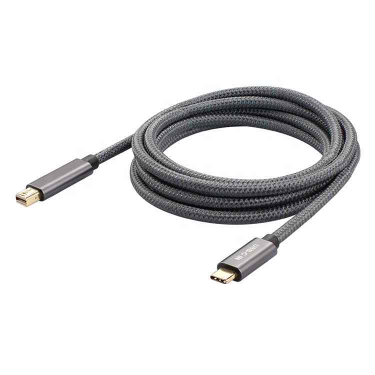 USB-C Type C to Mini DisplayPort DP 4K 60Hz HDTV Cable 2m