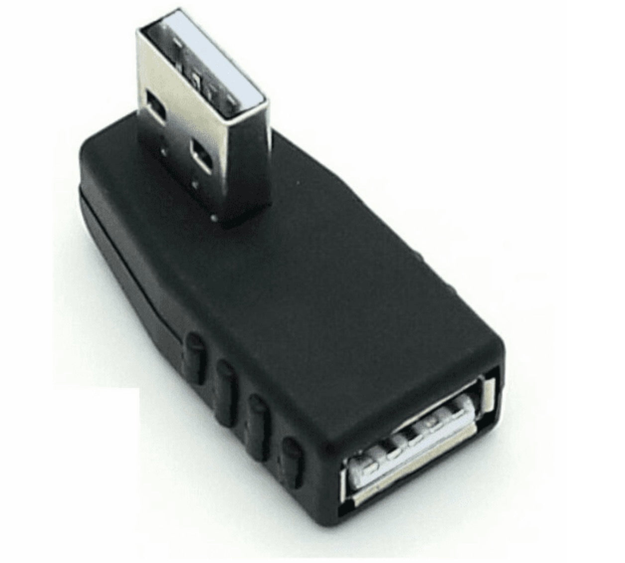 USB 2.0 A Male to Female 90° Angled Extension Adapter