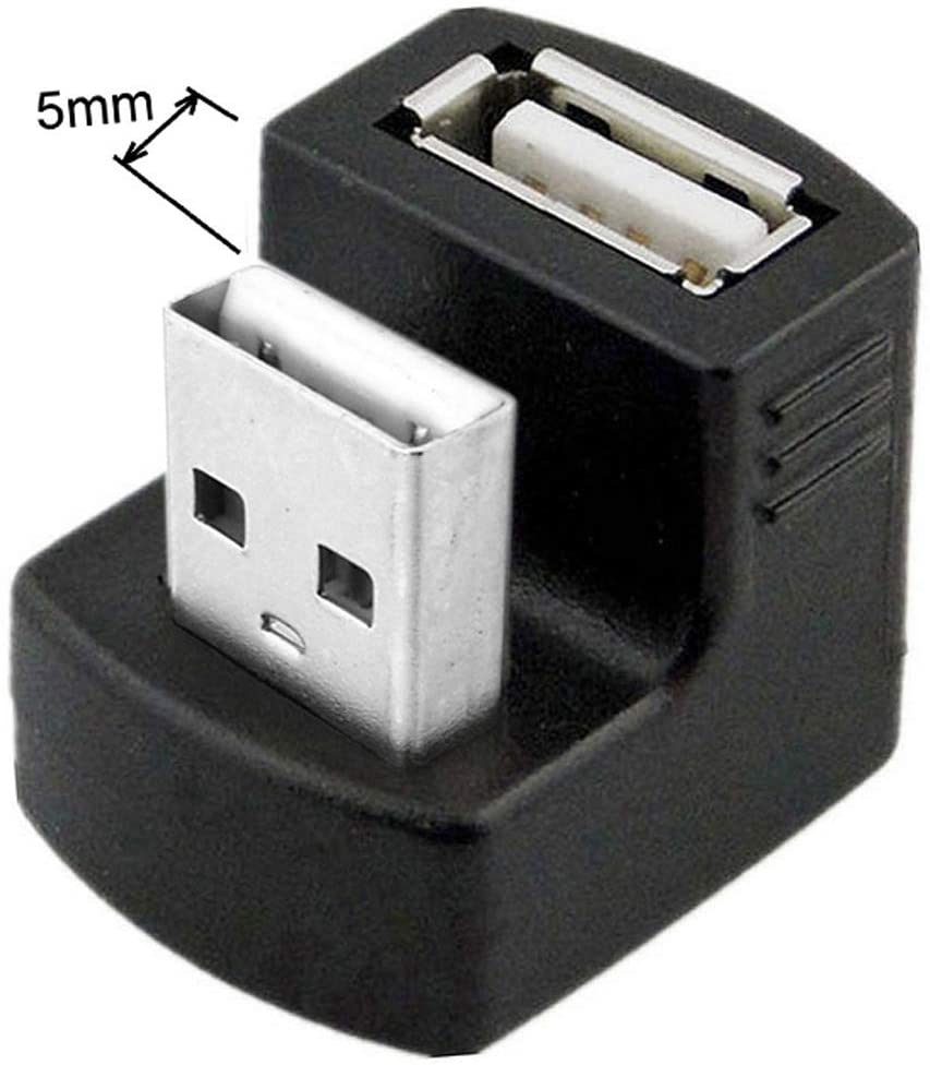 USB 2.0 Type A Male to Female Extension Connector Adapter