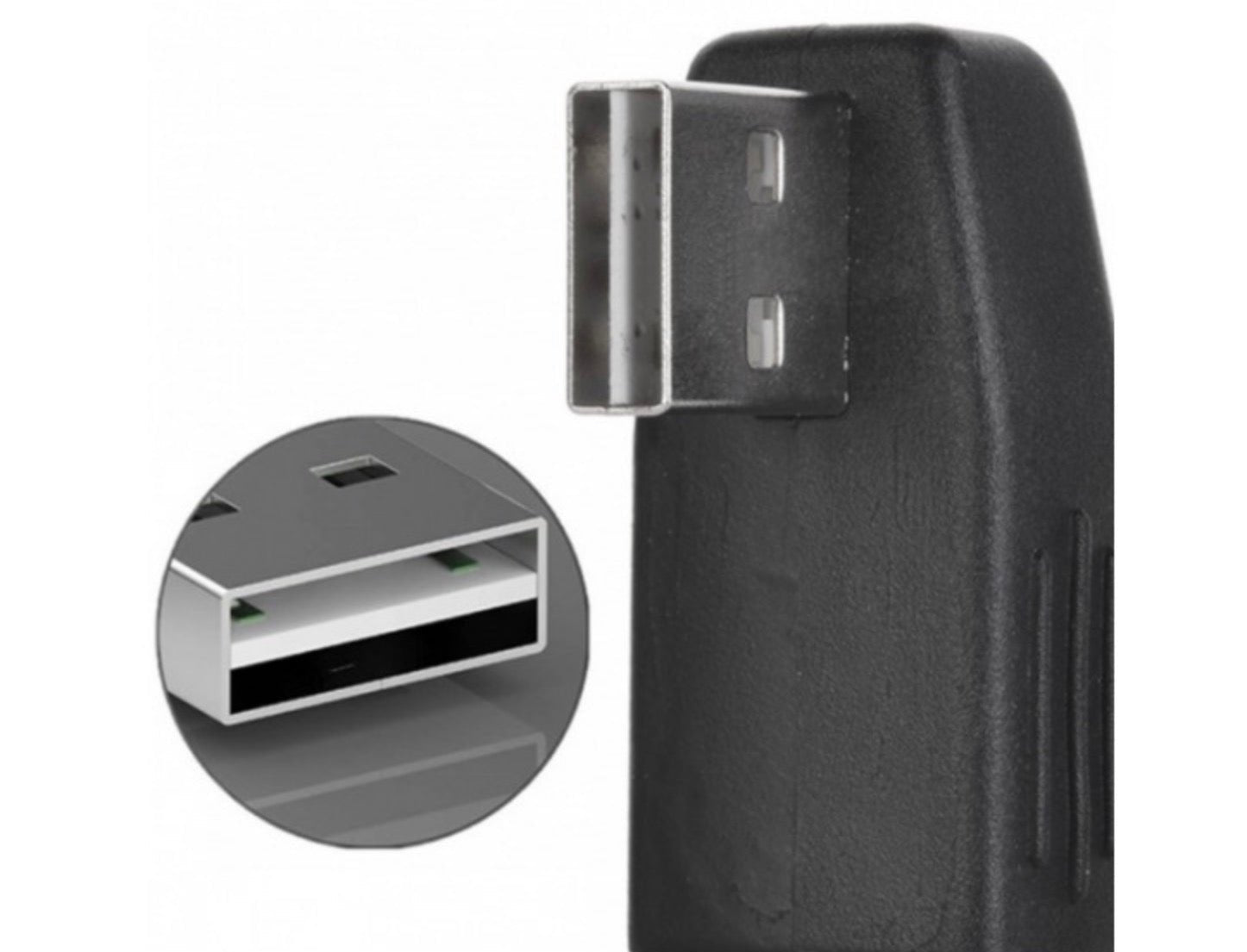 USB 2.0 Male to Female Extension Adapter Reversible Connector