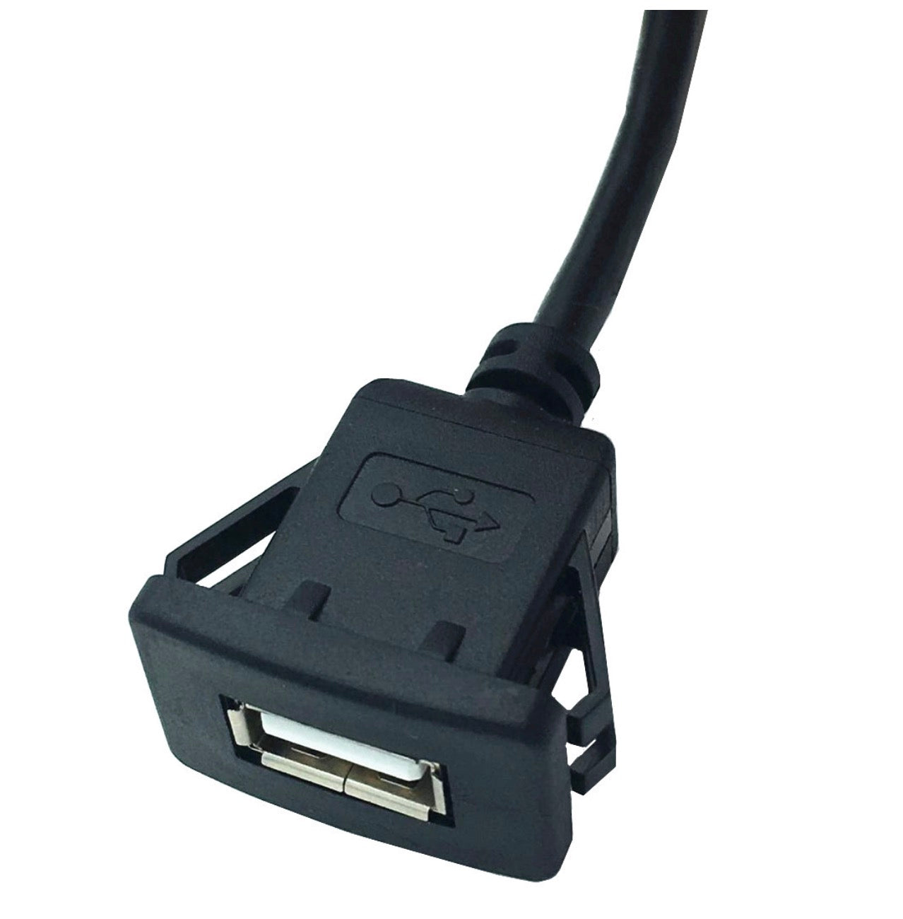 USB 2.0 Type A Male to Female Dash Mount Cable