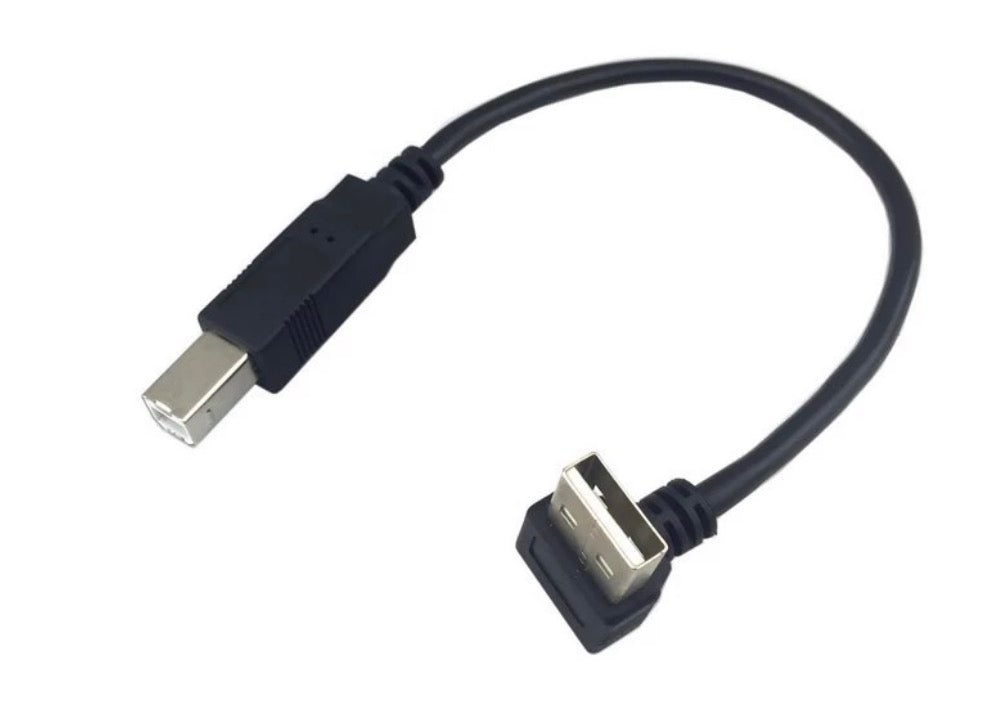 USB 2.0 Type A Male to USB 2.0 Type B Male Cable for Printer Scanner 0.2m