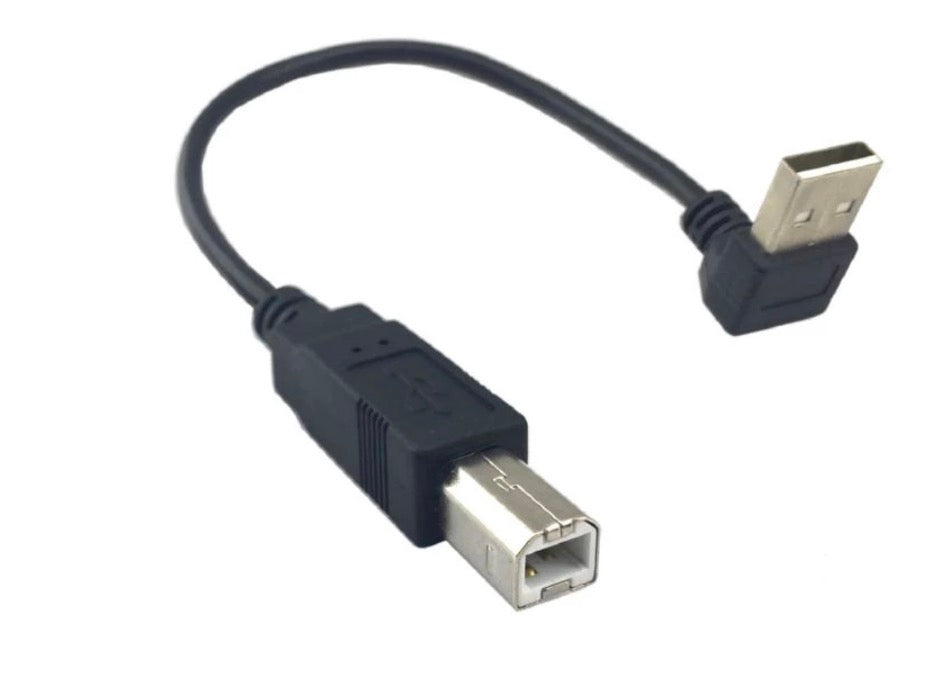 USB 2.0 Type A Male to USB 2.0 Type B Male Cable for Printer Scanner 0.2m