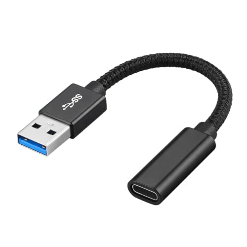 USB 3.1 Type C Female to USB 3.0 Type A Male 10Gbps Extension Cable 10cm