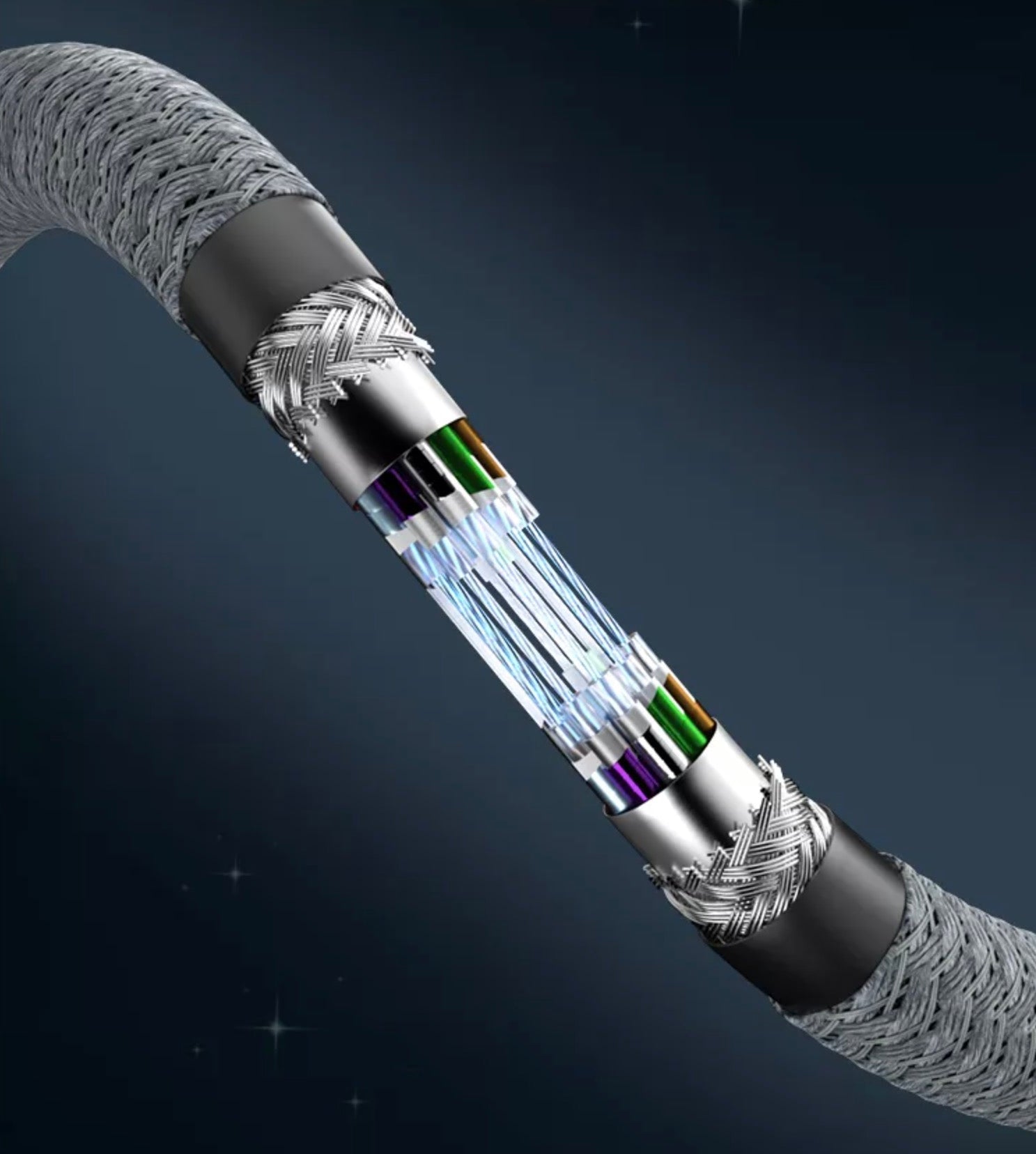USB4 male to female extension cable featuring 40Gbps transfer, 100W charging and 8K display support
