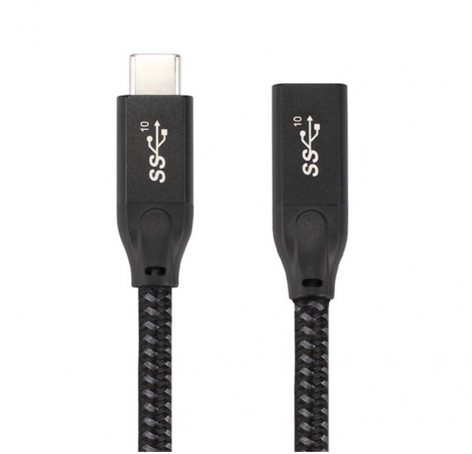 USB-C Male to Female 100W 4K Thunderbolt 3 Cable 10Gbps