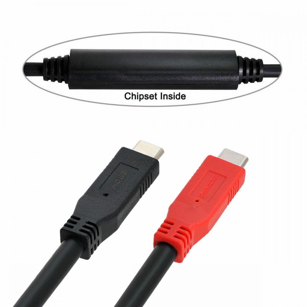 USB-C 5Gbps Gen1 Chipset Repeater Data Cable For Single-Way Transfer 8m
