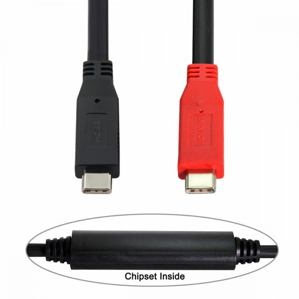 USB-C 5Gbps Gen1 Chipset Repeater Data Cable For Single-Way Transfer 8m