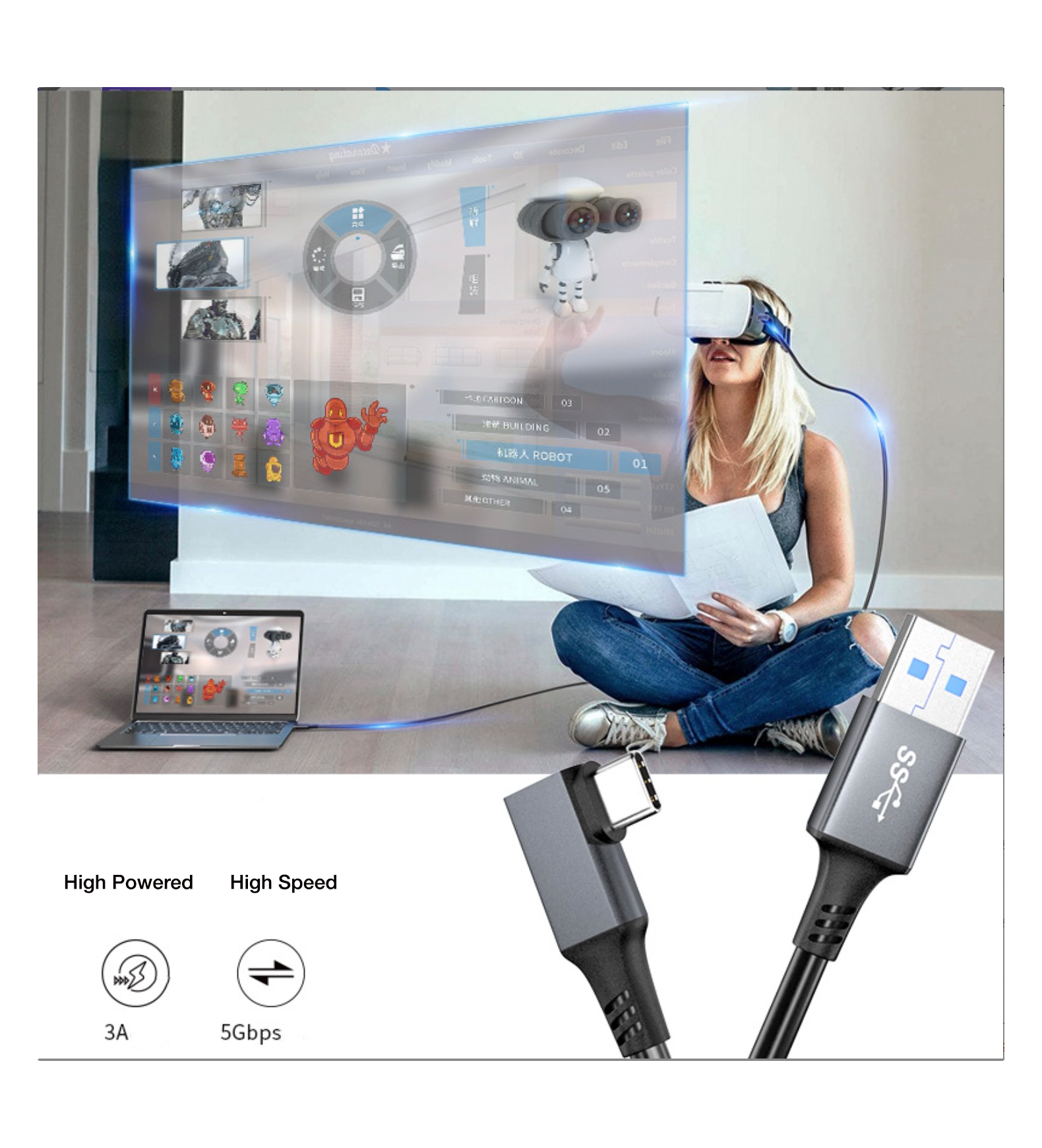 Oculus rift discount usb