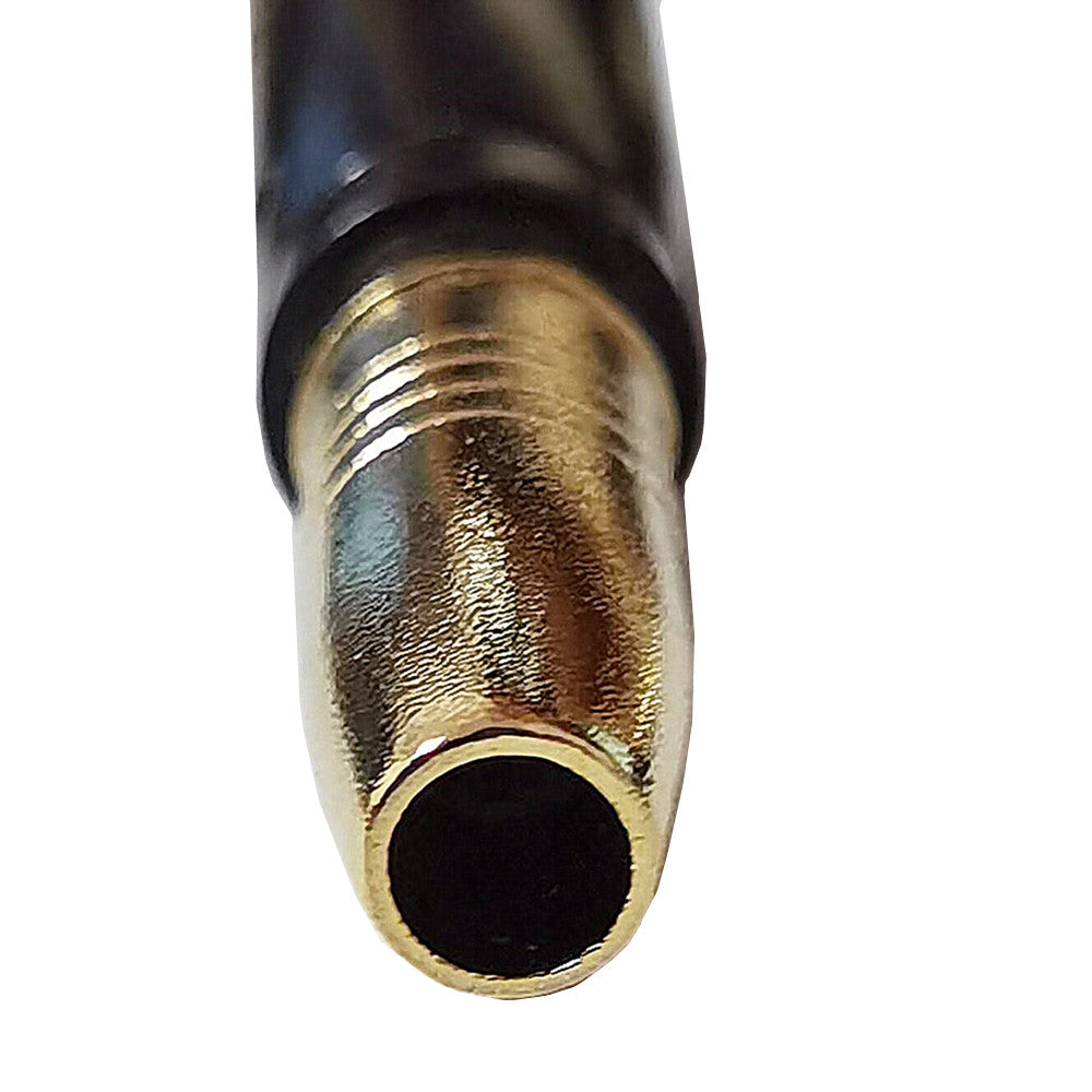 Detailed view of the 3-pin XLR female connector